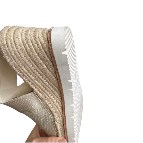 GENTLE SOULS by Kenneth Cole Women's Espadrille Wedge,Elastic Ankle Strap Sz 6.5 - Picture 5 of 9